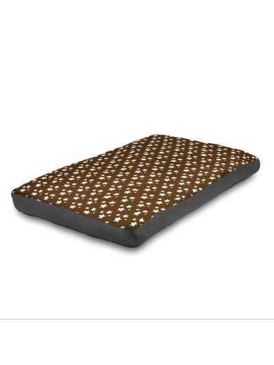 Brown Stars Dog Bed