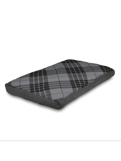 Black Tartan Dog Bed